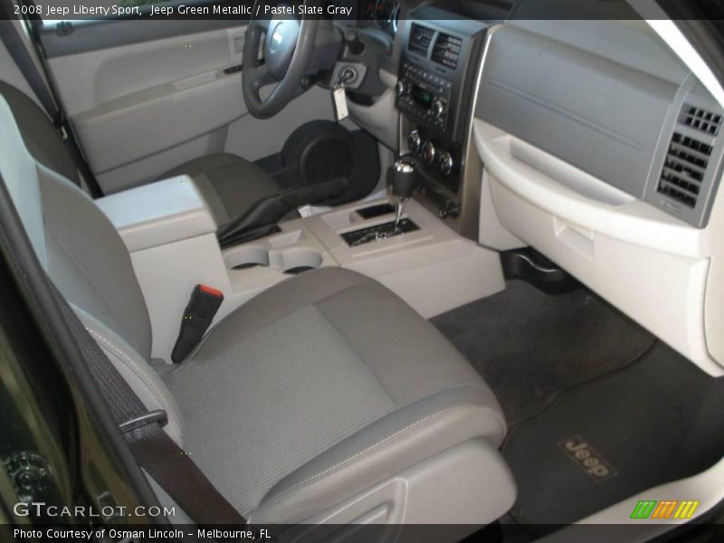 Jeep Green Metallic / Pastel Slate Gray 2008 Jeep Liberty Sport