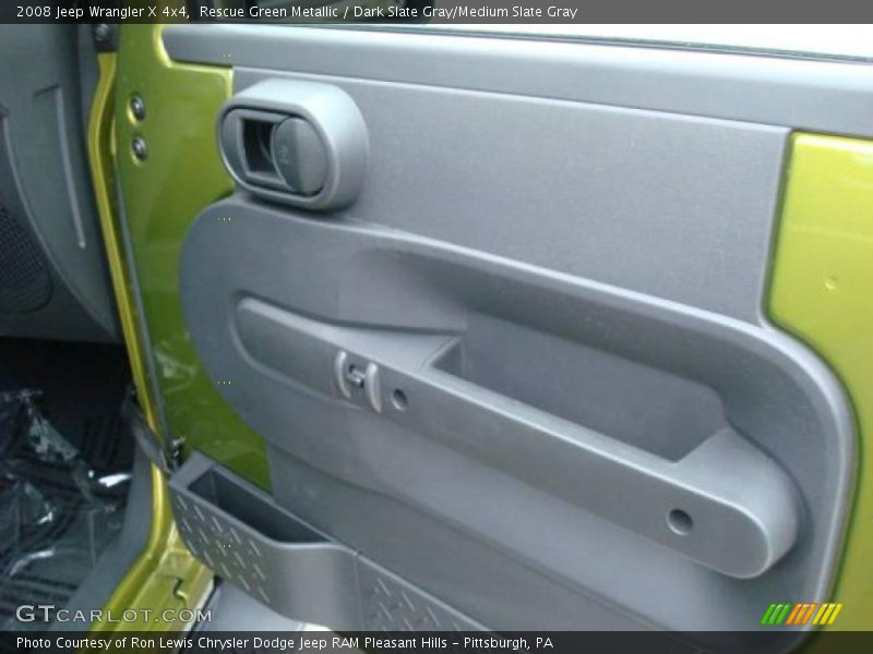Rescue Green Metallic / Dark Slate Gray/Medium Slate Gray 2008 Jeep Wrangler X 4x4