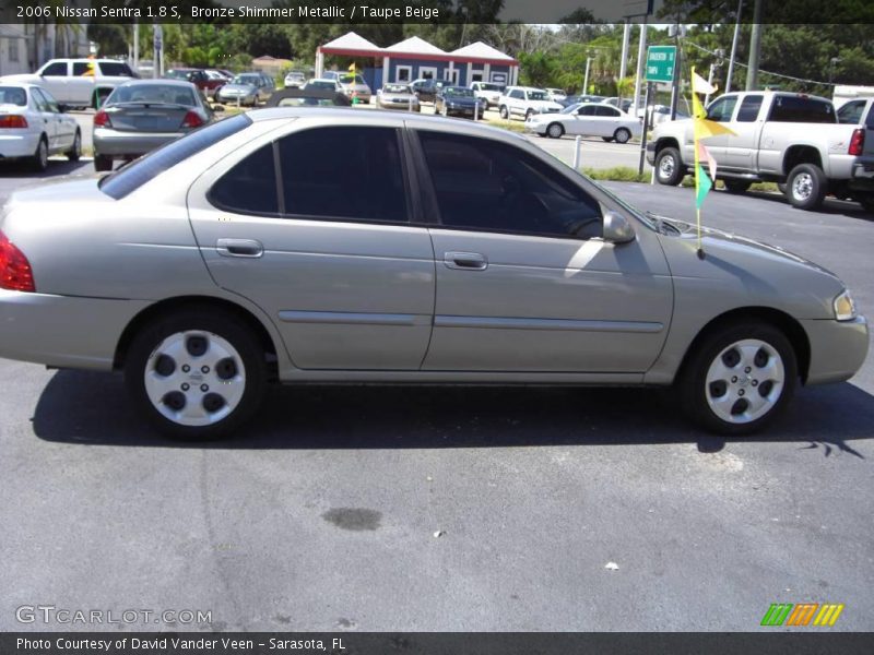 Bronze Shimmer Metallic / Taupe Beige 2006 Nissan Sentra 1.8 S