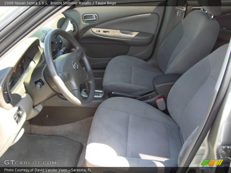 Bronze Shimmer Metallic / Taupe Beige 2006 Nissan Sentra 1.8 S