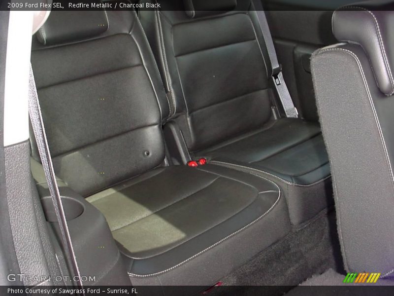 Redfire Metallic / Charcoal Black 2009 Ford Flex SEL