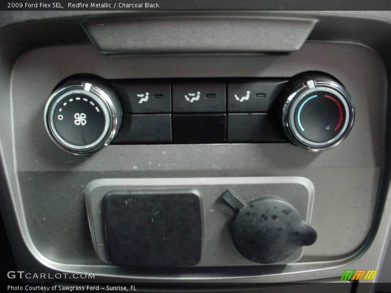 Redfire Metallic / Charcoal Black 2009 Ford Flex SEL