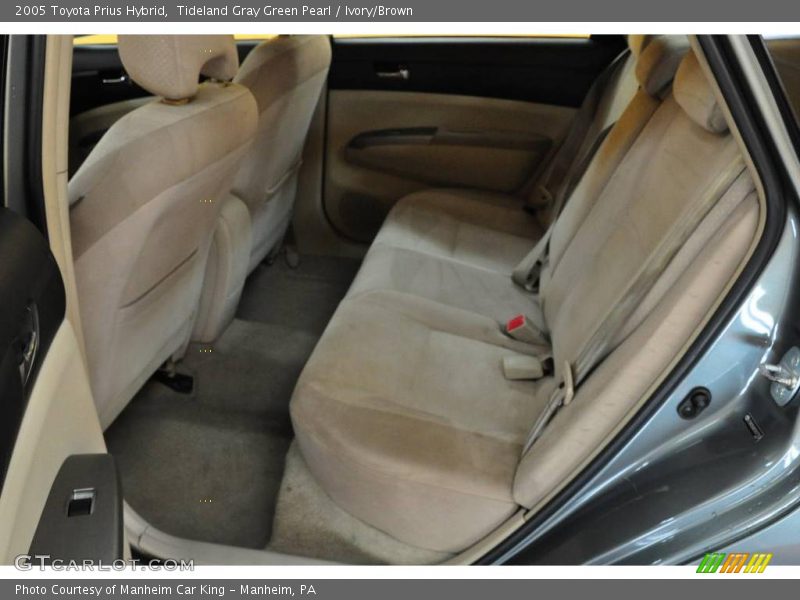 Tideland Gray Green Pearl / Ivory/Brown 2005 Toyota Prius Hybrid
