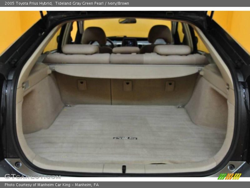 Tideland Gray Green Pearl / Ivory/Brown 2005 Toyota Prius Hybrid