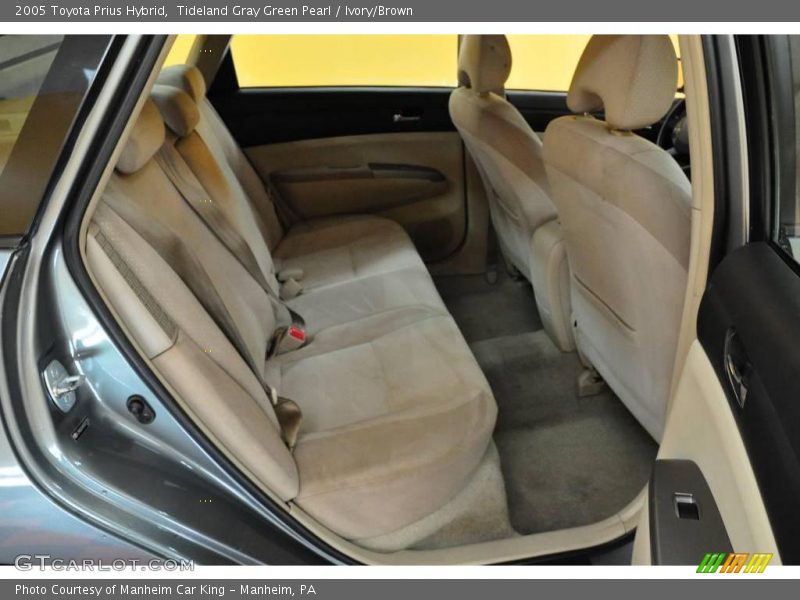 Tideland Gray Green Pearl / Ivory/Brown 2005 Toyota Prius Hybrid