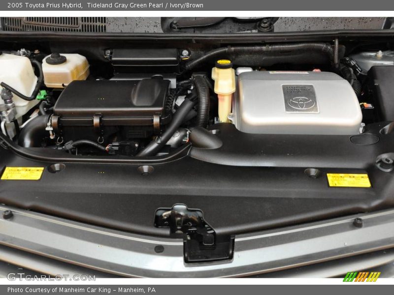 Tideland Gray Green Pearl / Ivory/Brown 2005 Toyota Prius Hybrid