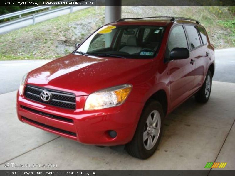 Barcelona Red Metallic / Taupe 2006 Toyota RAV4