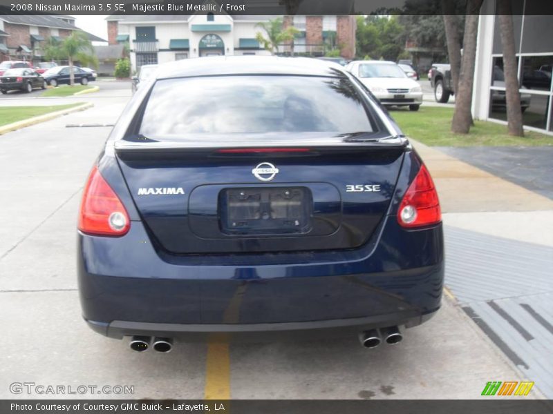 Majestic Blue Metallic / Frost 2008 Nissan Maxima 3.5 SE