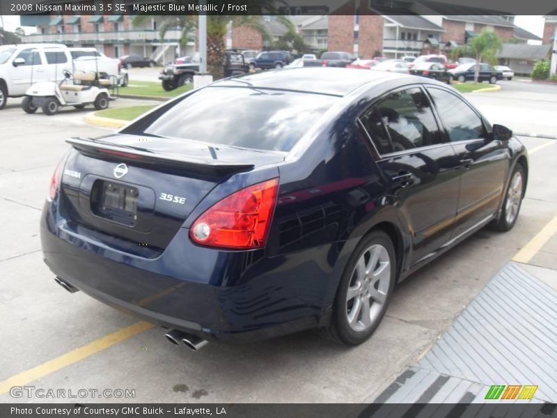 Majestic Blue Metallic / Frost 2008 Nissan Maxima 3.5 SE