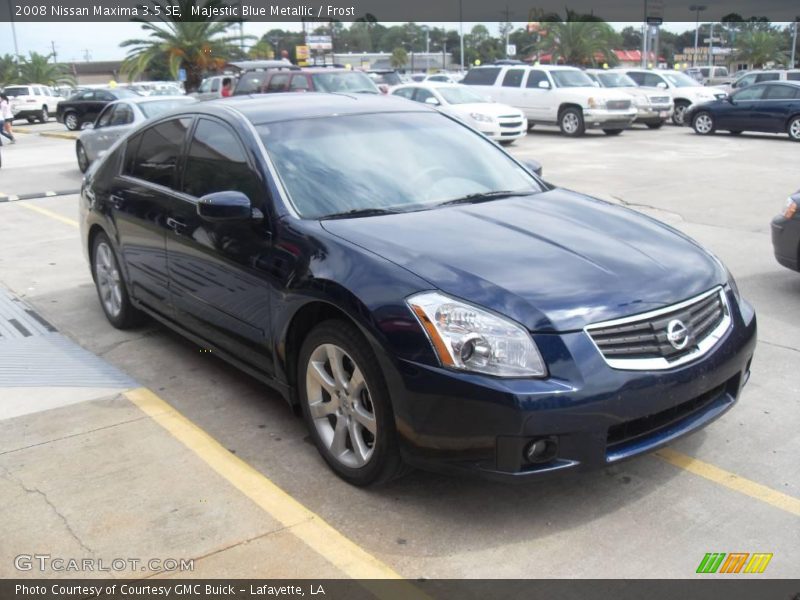 Majestic Blue Metallic / Frost 2008 Nissan Maxima 3.5 SE