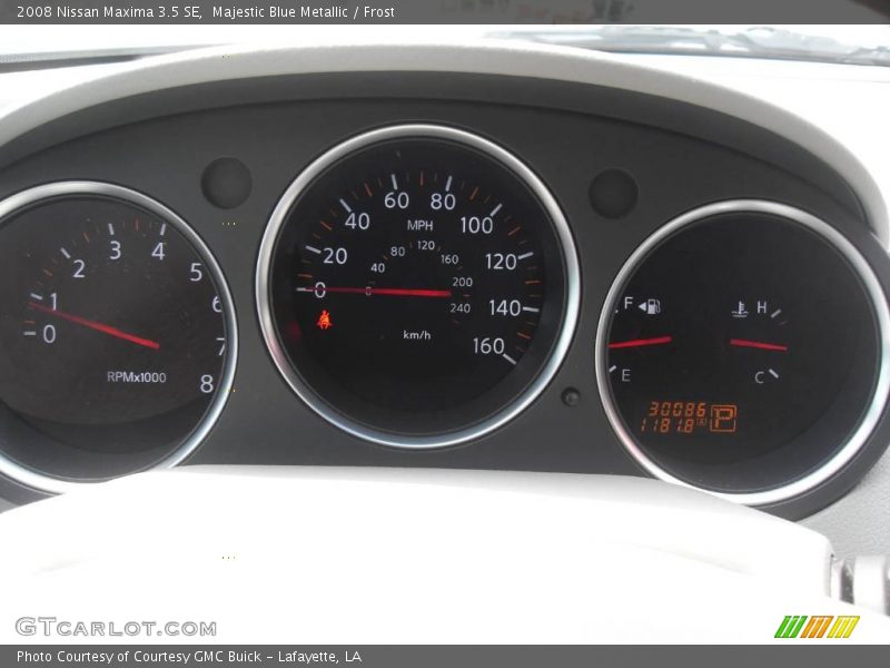 Majestic Blue Metallic / Frost 2008 Nissan Maxima 3.5 SE