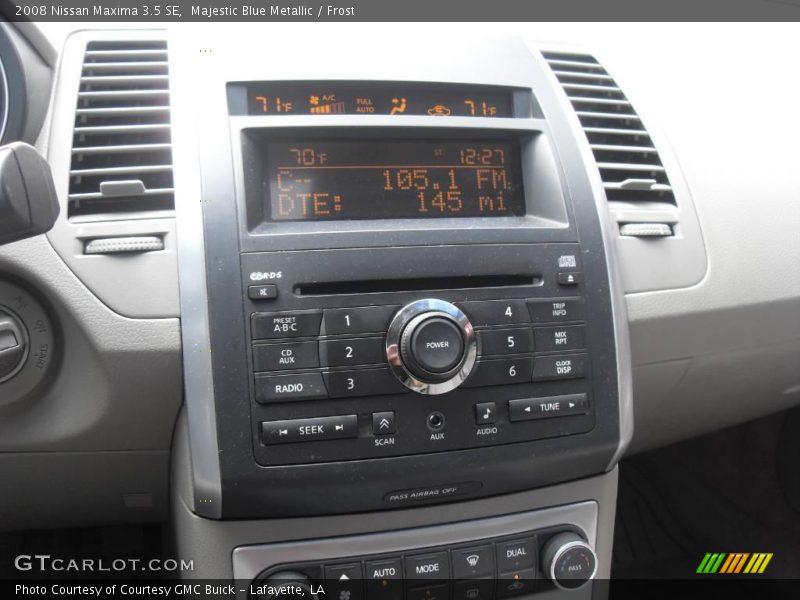 Majestic Blue Metallic / Frost 2008 Nissan Maxima 3.5 SE