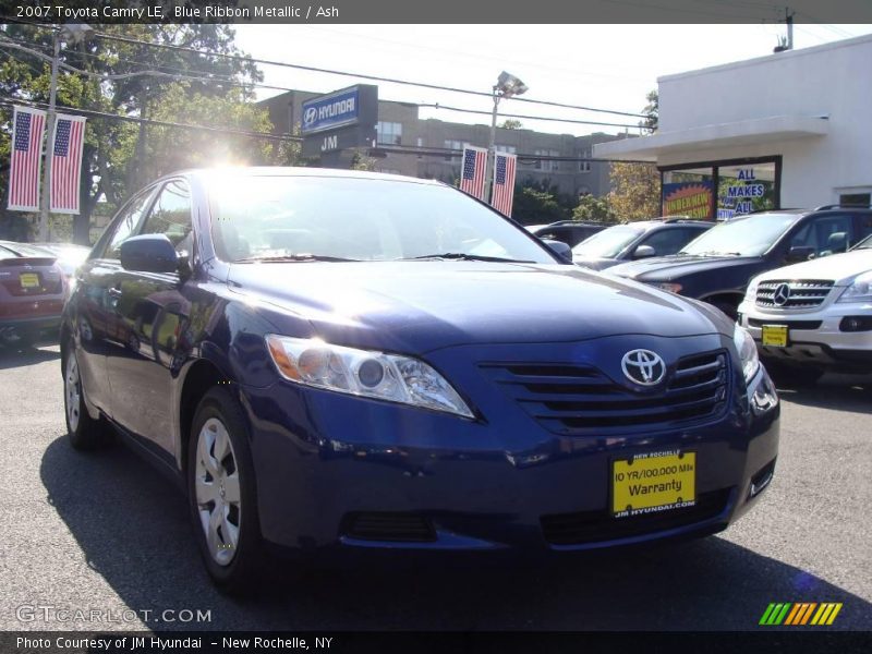 Blue Ribbon Metallic / Ash 2007 Toyota Camry LE