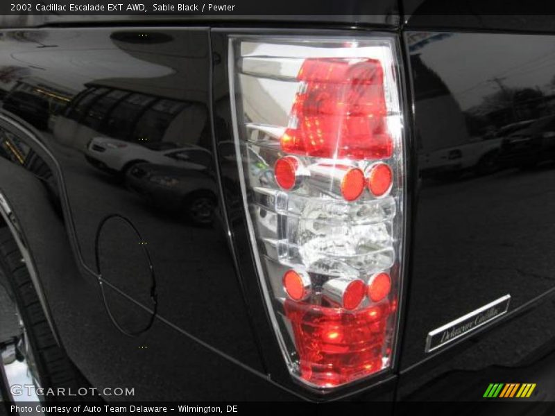 Sable Black / Pewter 2002 Cadillac Escalade EXT AWD