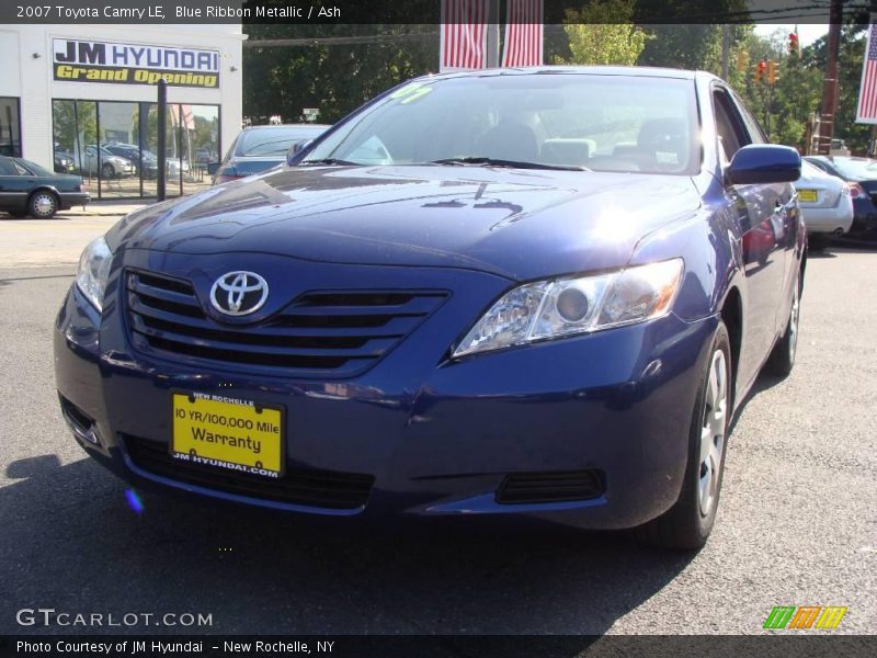 Blue Ribbon Metallic / Ash 2007 Toyota Camry LE