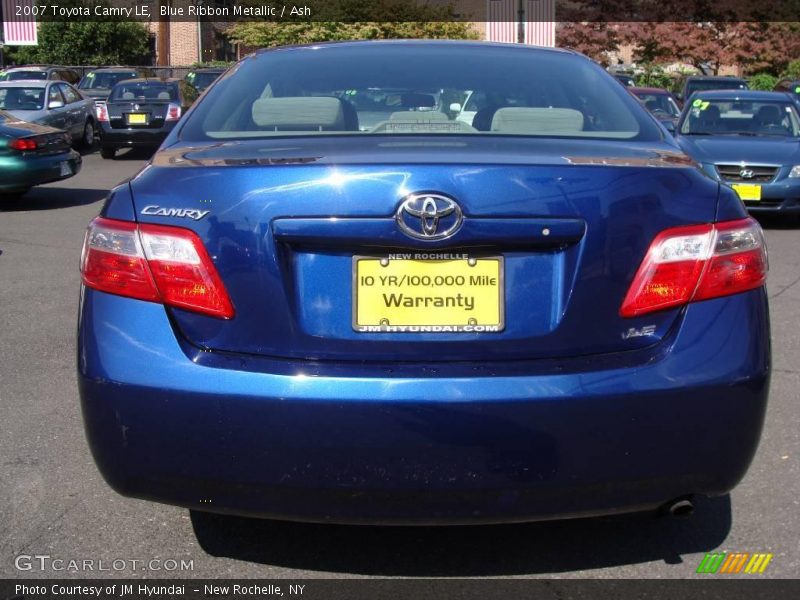 Blue Ribbon Metallic / Ash 2007 Toyota Camry LE