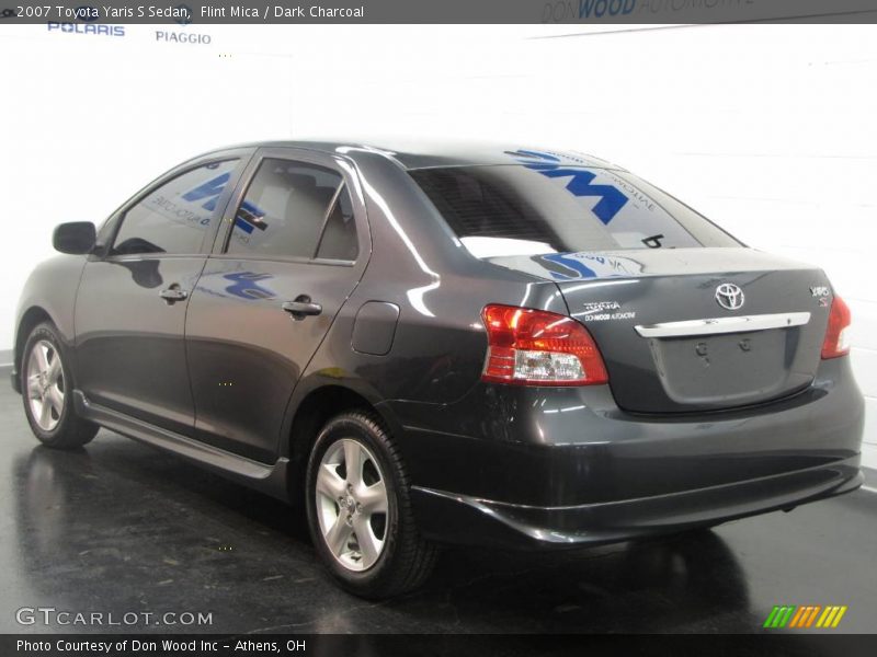 Flint Mica / Dark Charcoal 2007 Toyota Yaris S Sedan