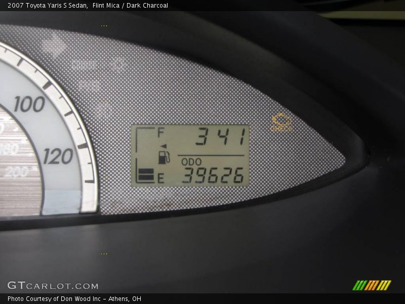 Flint Mica / Dark Charcoal 2007 Toyota Yaris S Sedan