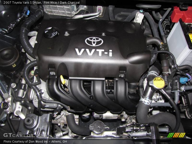 Flint Mica / Dark Charcoal 2007 Toyota Yaris S Sedan