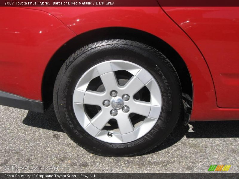 Barcelona Red Metallic / Dark Gray 2007 Toyota Prius Hybrid