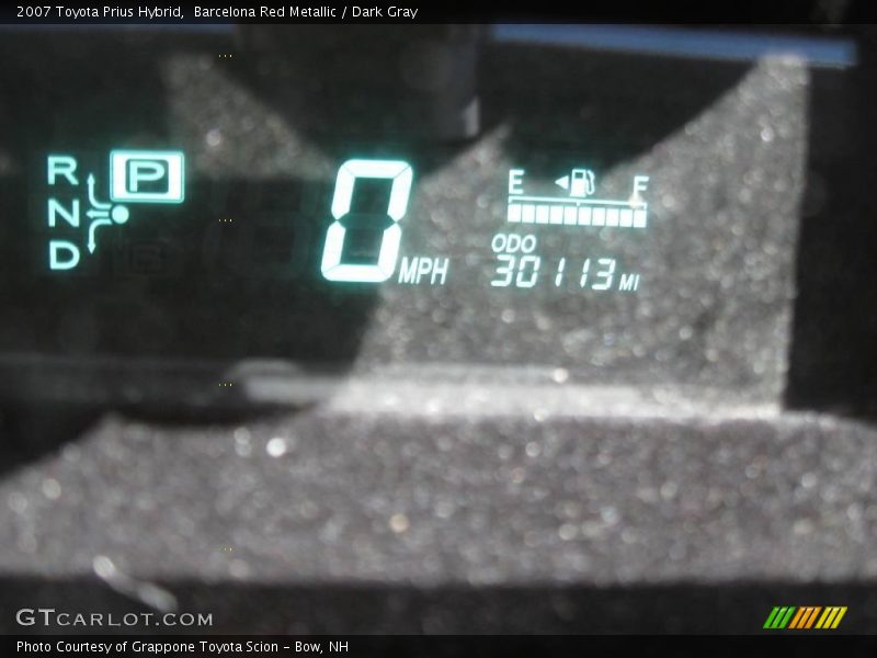 Barcelona Red Metallic / Dark Gray 2007 Toyota Prius Hybrid