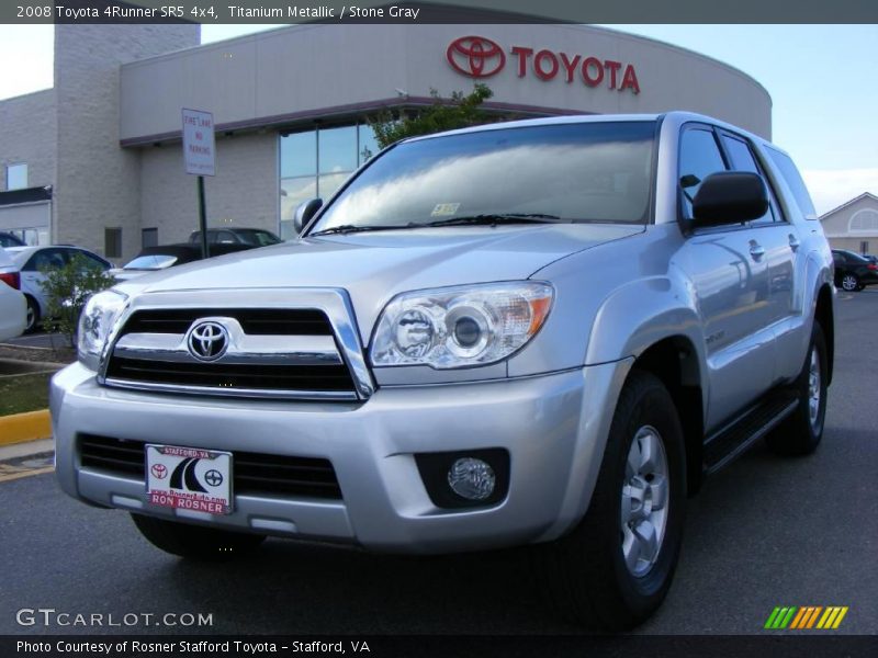 Titanium Metallic / Stone Gray 2008 Toyota 4Runner SR5 4x4