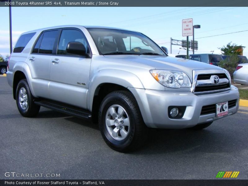 Titanium Metallic / Stone Gray 2008 Toyota 4Runner SR5 4x4