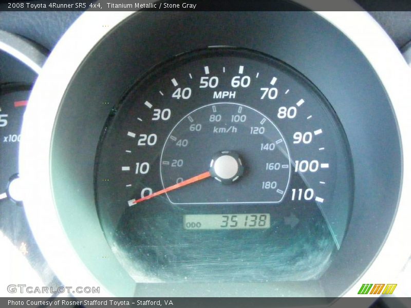 Titanium Metallic / Stone Gray 2008 Toyota 4Runner SR5 4x4