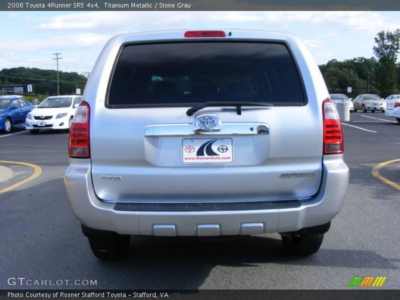 Titanium Metallic / Stone Gray 2008 Toyota 4Runner SR5 4x4