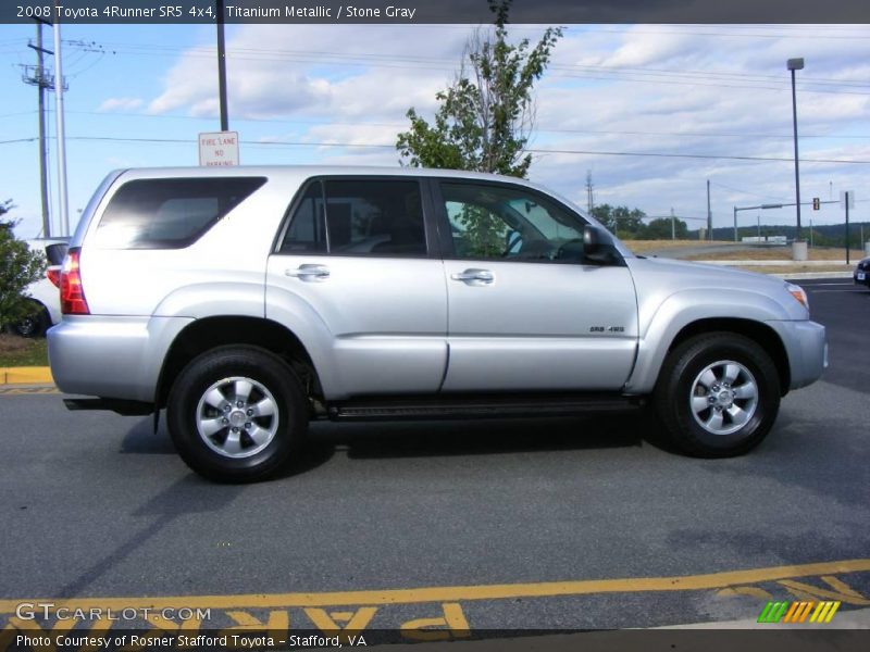 Titanium Metallic / Stone Gray 2008 Toyota 4Runner SR5 4x4