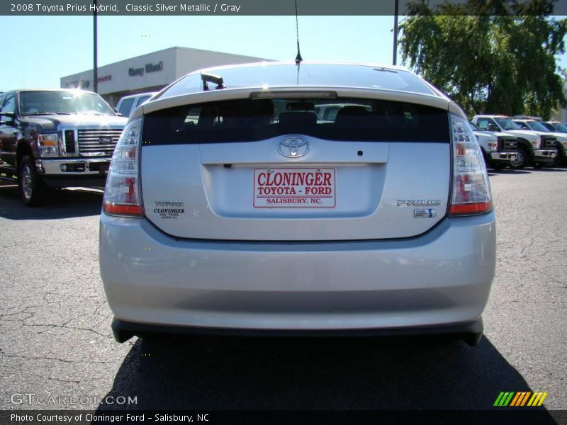 Classic Silver Metallic / Gray 2008 Toyota Prius Hybrid