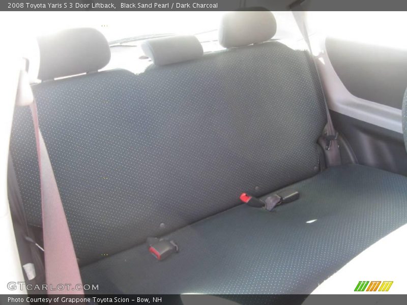 Black Sand Pearl / Dark Charcoal 2008 Toyota Yaris S 3 Door Liftback