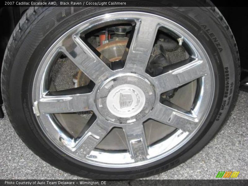 Black Raven / Cocoa/Light Cashmere 2007 Cadillac Escalade AWD