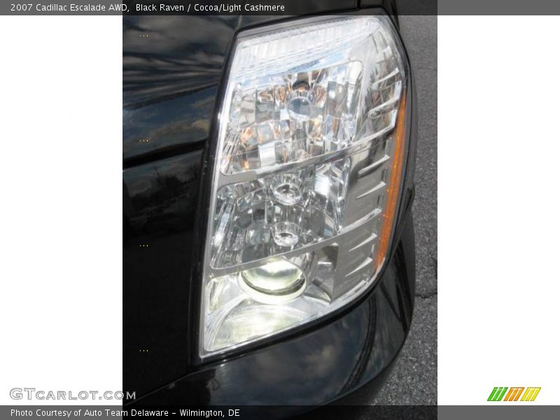 Black Raven / Cocoa/Light Cashmere 2007 Cadillac Escalade AWD