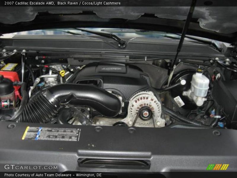 Black Raven / Cocoa/Light Cashmere 2007 Cadillac Escalade AWD