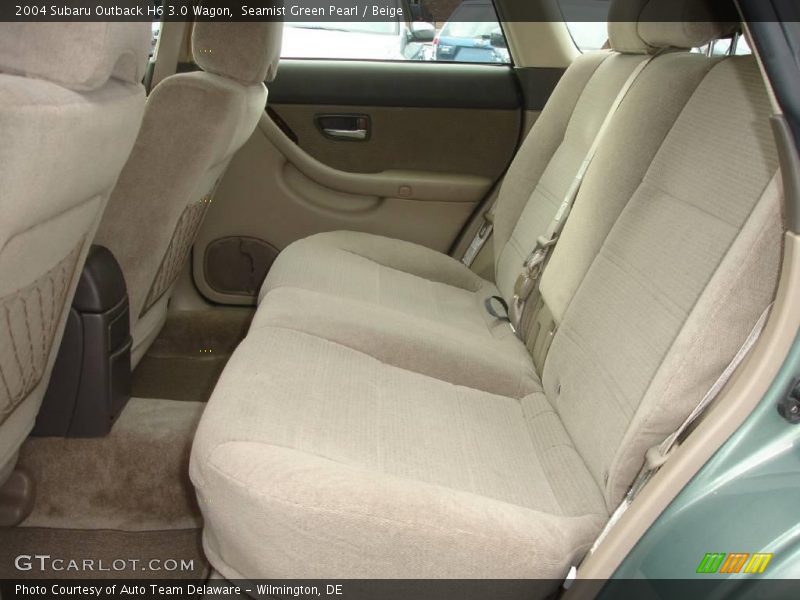Seamist Green Pearl / Beige 2004 Subaru Outback H6 3.0 Wagon