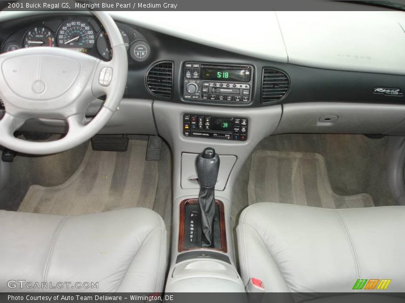 Midnight Blue Pearl / Medium Gray 2001 Buick Regal GS