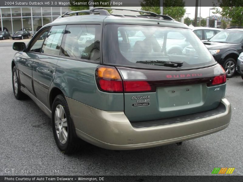 Seamist Green Pearl / Beige 2004 Subaru Outback H6 3.0 Wagon