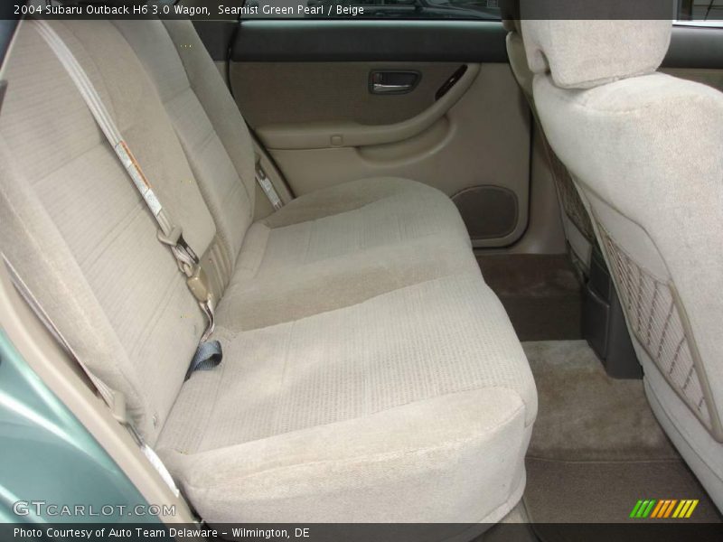 Seamist Green Pearl / Beige 2004 Subaru Outback H6 3.0 Wagon