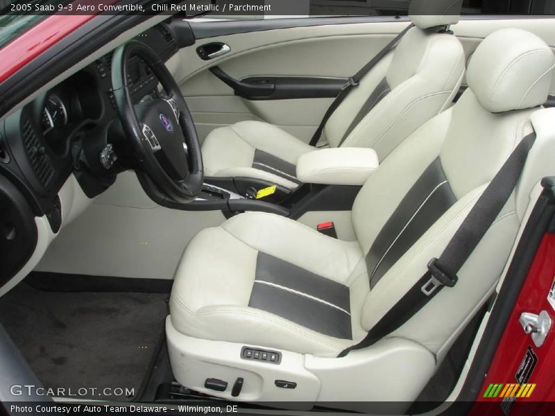 Chili Red Metallic / Parchment 2005 Saab 9-3 Aero Convertible