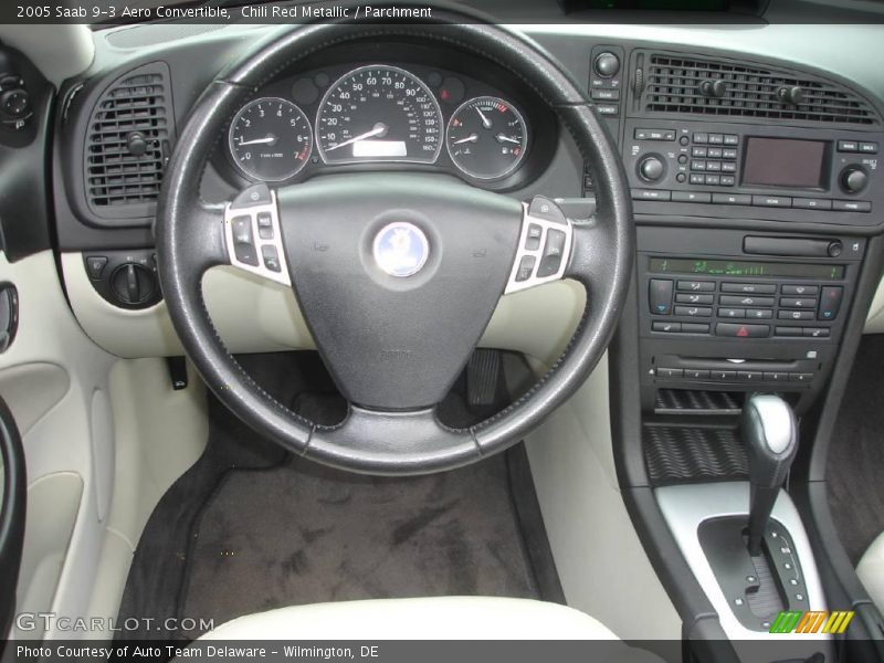 Chili Red Metallic / Parchment 2005 Saab 9-3 Aero Convertible