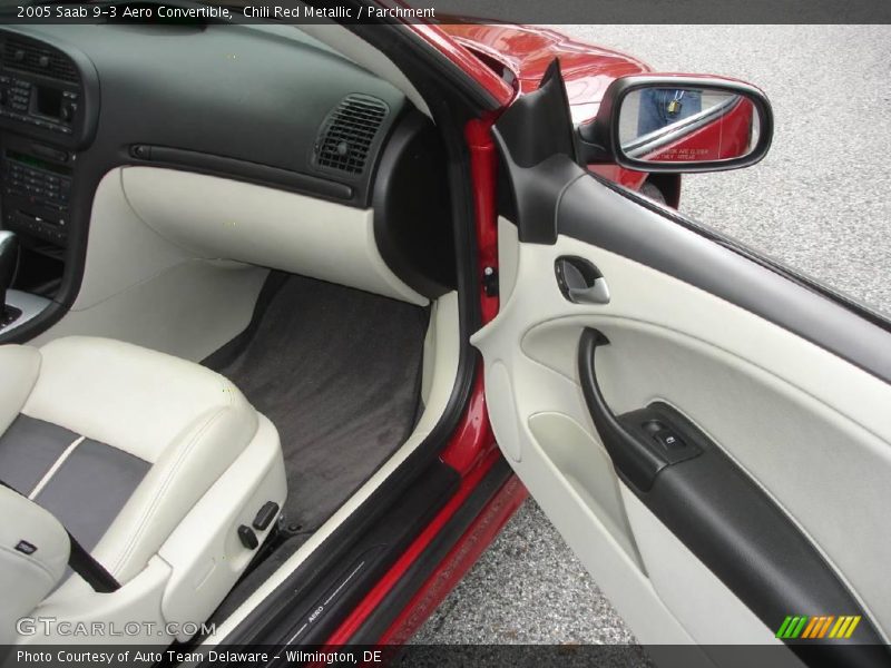 Chili Red Metallic / Parchment 2005 Saab 9-3 Aero Convertible