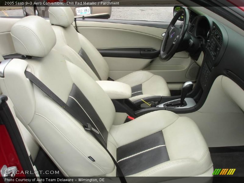 Chili Red Metallic / Parchment 2005 Saab 9-3 Aero Convertible