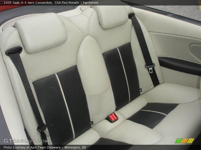 Chili Red Metallic / Parchment 2005 Saab 9-3 Aero Convertible