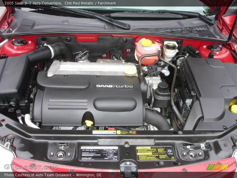 Chili Red Metallic / Parchment 2005 Saab 9-3 Aero Convertible