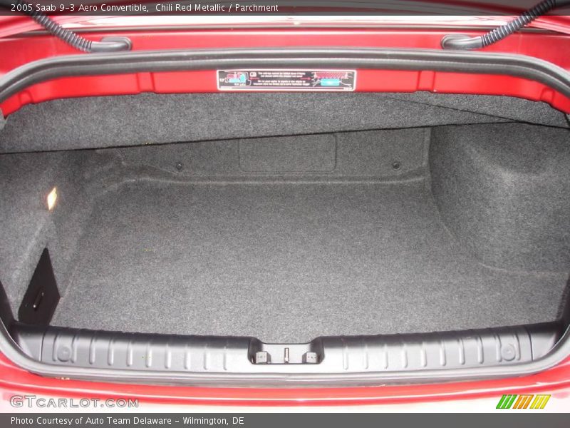 Chili Red Metallic / Parchment 2005 Saab 9-3 Aero Convertible