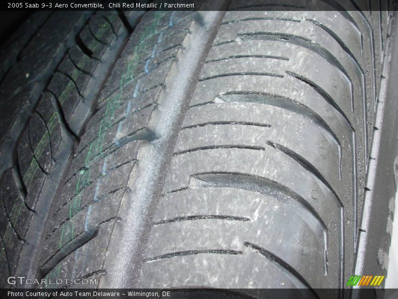 Chili Red Metallic / Parchment 2005 Saab 9-3 Aero Convertible