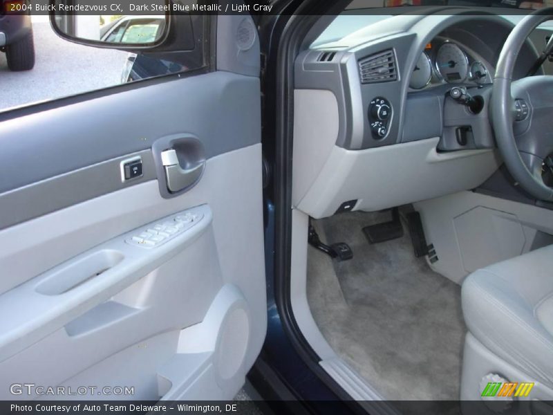 Dark Steel Blue Metallic / Light Gray 2004 Buick Rendezvous CX