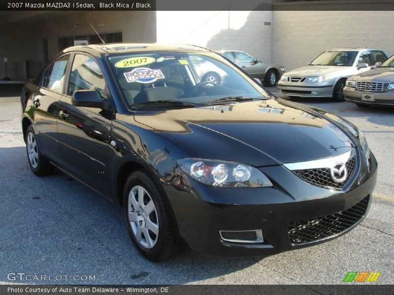 Black Mica / Black 2007 Mazda MAZDA3 i Sedan