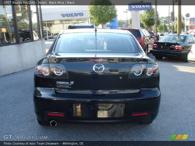 Black Mica / Black 2007 Mazda MAZDA3 i Sedan